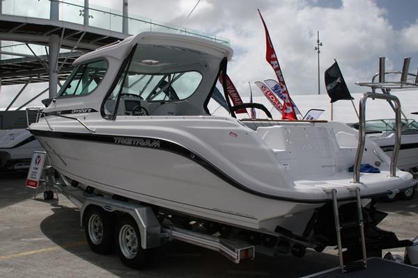 The new Tristram 741 Offshore Sterndrive powerboat is one of the popular models at this year's Auckland On Water Boat Show